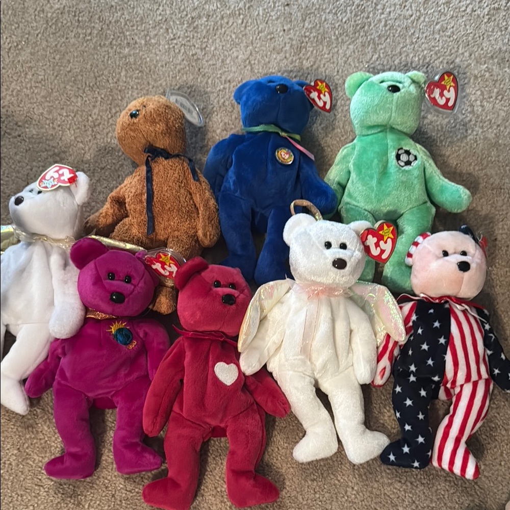 TY Beanie Babies Plush Toy Set - Multicolor